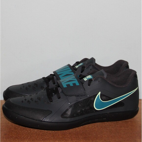 Nike Zoom Rival SD 4 Throwing Shoes Mens 9 Black Electric Algae Track & Field